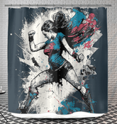 No Excuses Just Results Shower Curtain - Beyond T-shirts